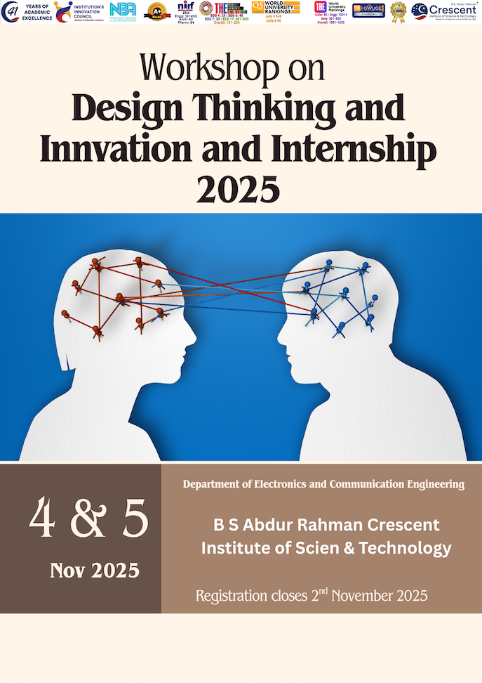 Workshop on Design thinking for Innovation and Internship program DTI 2025